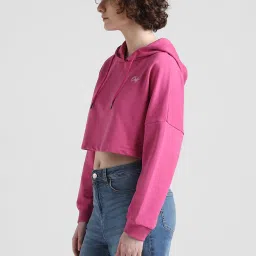Only Pink Graphic Print Hoodie image 4