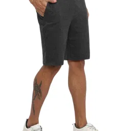 Turtle Charcoal Grey Regular Fit Sports Shorts image 4