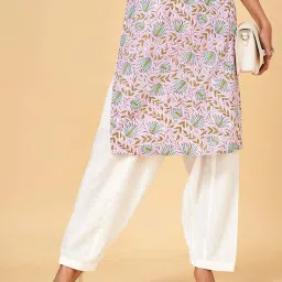 Rangmanch by Pantaloons White Cotton Salwar image 4