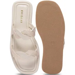 Eridani Women's Willo Off White Casual Sandals image 3