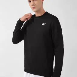Reebok Black Slim Fit Sports Jacket image 3