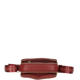 Hidesign Textured Leather Structured Sling Bag image 4