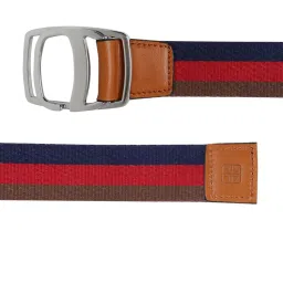 Carlton London Multicolor Leather Textured Casual Belt for Men image 3