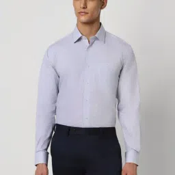 Van Heusen Purple Regular Fit Printed Shirt-picture-16