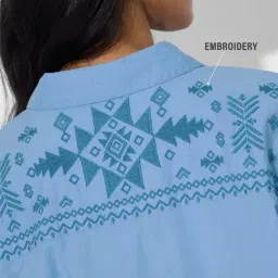 The Souled Store Blue Regular Fit Shirt image 5