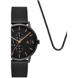 ARMANI EXCHANGE AX7162SET Analog Watch for Men With Chain-picture-40