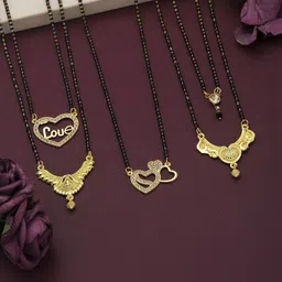 VEMISHTI Gold-Plated Mangalsutra image 1