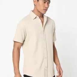 R&B Beige Regular Fit Shirt image 4