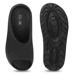 Carlton London Men's Black Slides image 4
