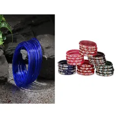 SOMIL Set Of 36 Stone-Studded Bangle-image-26