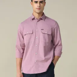 U.S. Polo Assn. Denim Co. Pink Cotton Relaxed Fit Shirt-picture-23