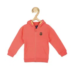 Allen Solly Junior Dark Peach Solid Sweatshirt-picture-21