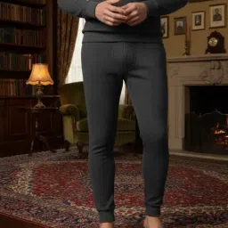 Mack Jonney Black Regular Fit Thermal Bottoms-picture-23