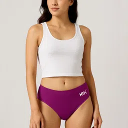 HRX by Hrithik Roshan Pack of 2 Cotton High-Rise Hipster Briefs image 4