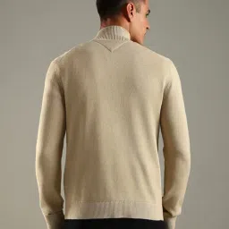 Tommy Hilfiger Khaki Cotton Slim Fit Sweatshirt image 2