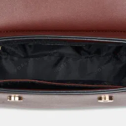 Forever Glam by Pantaloons Maroon Satchel Handbag image 5