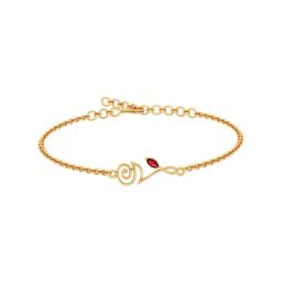 P.C. Chandra Jewellers 18k Yellow Gold Floral Bracelet-picture-16