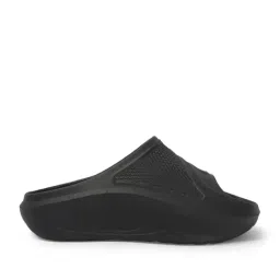 Carlton London Men's Black Slides image 3