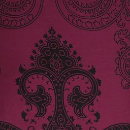 SWAYAM Maroon & Black Set of 2 Ethnic Motifs Square Cushion Covers image 5