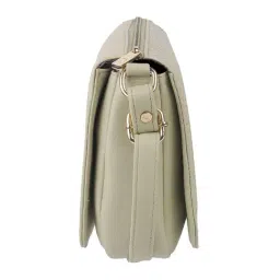 Metro Grey Textured Medium Cross Body Bag image 4