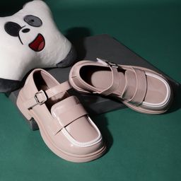 TRUFFLE COLLECTION Colour Blocked Ballerinas - Pink-picture-43