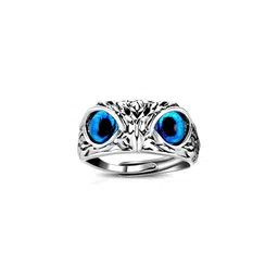 J.S ENTERPRISES Unisex Stainless Steel Owl Finger Ring-image-61