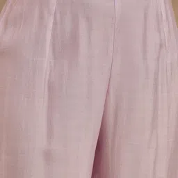 HERE&NOW Women Ethnic Motif Embroidered Thread Work Kurta Set With Dupatta image 4