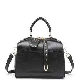 CORSICA Women Solid Structured Sling Bag-image-24