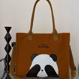 the sack co Printed Structured Tote Bag With Applique image 2