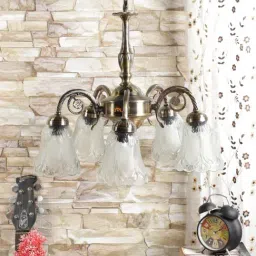 DecorativeRay Golden Chandiler - Set of 1 image 3