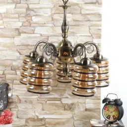 DecorativeRay Golden Chandiler - Set of 1 image 3