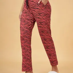 Dreamz by Pantaloons Pink Cotton Printed Pyjamas image 3