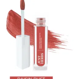 JUST HERBS Herb-Enriched Matte Liquid Lipstick Raisin Rust - 2 ml-picture-46