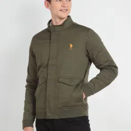 U.S. Polo Assn. Denim Co. Mid Olive Regular Fit Jacket image 3