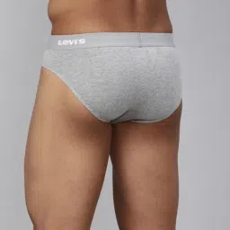 Levi's Assorted Cotton Solid Briefs Pack of 2 image 2
