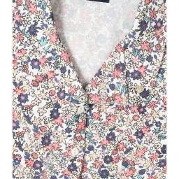 Allen Solly Junior Multicolor Floral Print Top image 3