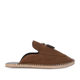 Styli Men's Brown Mule Shoes image 3