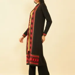 Soch Black Printed Shrug image 3