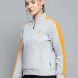 Rock.it Grey Regular Fit Colour-Block Sweatshirt image 3