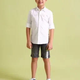 U.S. Polo Assn. Boys White Printed Full Sleeves Shirt-picture-24