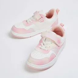 Fame Forever by Lifestyle Kids Pink & White Casual Sneakers image 3