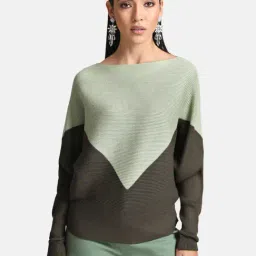 Kazo Green Regular Fit Sweater-image-51