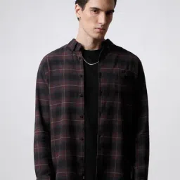 The Bear House Multicolor Cotton Slim Fit Check Shirt-picture-21