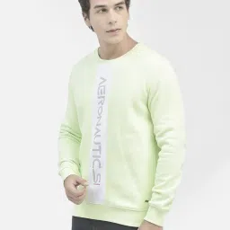 Crimsoune Club Green Regular Fit Printed Sweatshirt image 3