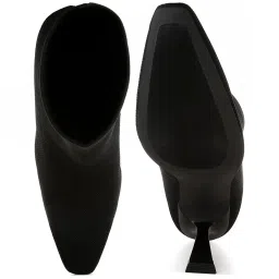 London Rag Women's Black Stiletto Booties image 3