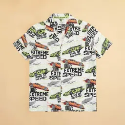 Pantaloons Junior Multicolor Printed Shirt image 3