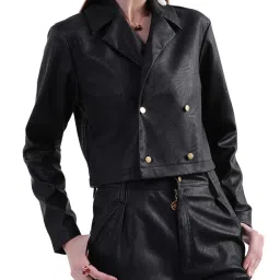 KENDALL + KYLIE Black Regular Fit Blazer image 3