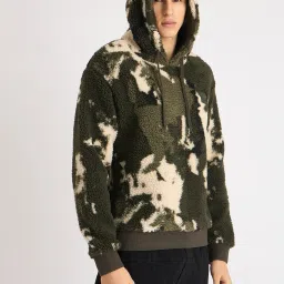 Antony Morato Multi Regular Fit Camouflage Hooded Sweatshirt image 3