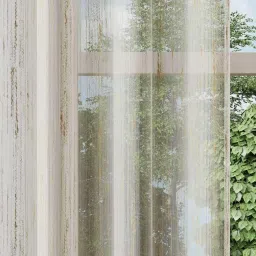 Ddecor Live Beautiful Beige Polyester Sheer Long Door Curtain image 3