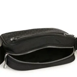 CALVIN KLEIN Black Logo Medium Cross Body Bag image 4